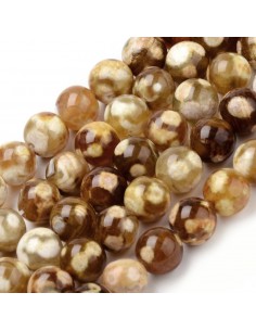 Bracelet Agate de feu perles 2