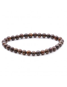 Bracelet élastique Bronzite perles de 06mm
