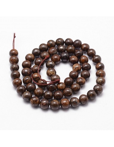 Bracelet élastique Bronzite perles de 06mm
