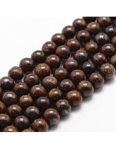 Bracelet élastique Bronzite perles de 06mm