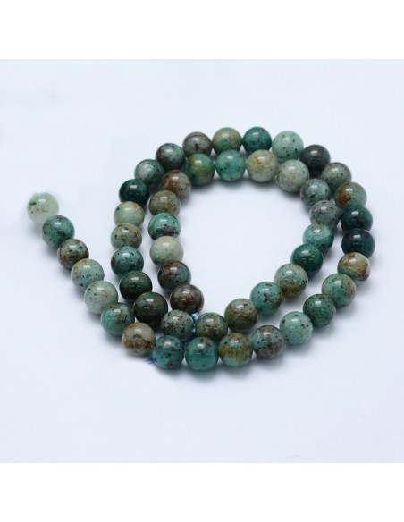 Bracelet Chrysocolle Perles 06mm Bracelet Chrysocolle Perles 06mm