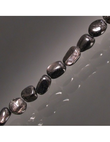 Bracelet élastique hypersthène perles grains