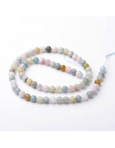 Bracelet Morganite 06mm 2