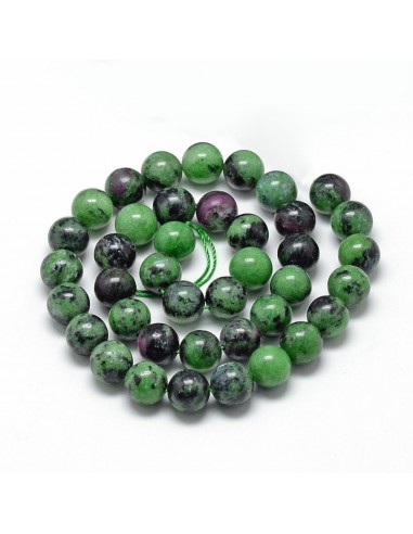 Bracelet Rubis Zoïsite Perles 06mm