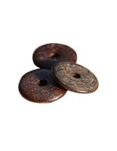 Pendentif pi chinois Bronzite 3cm