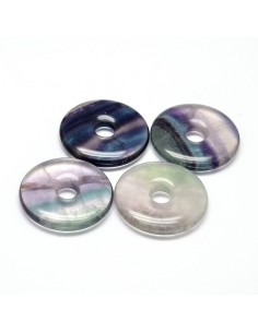 Pendentif Pi Fluorite Multicolore 30mm 2