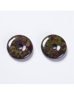 Pendentif Pi chinois Héliotrope 30mm 2