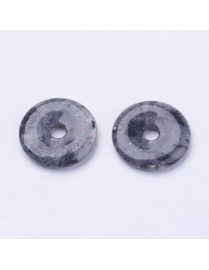 Pendentif Pi Chinois Labradorite noire 30mm