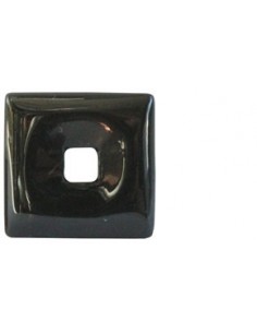 Pendentif Pi chinois carré onyx 30mm