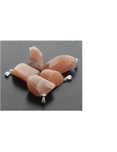 Pendentif pierre roulée Pierre de soleil Naturelle