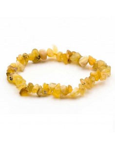 Bracelet baroque opale jaune 2