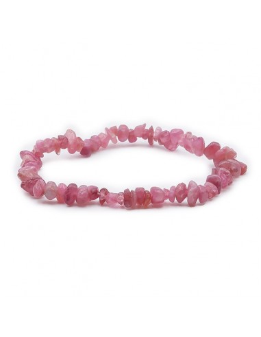 bracelet baroque tourmaline rose