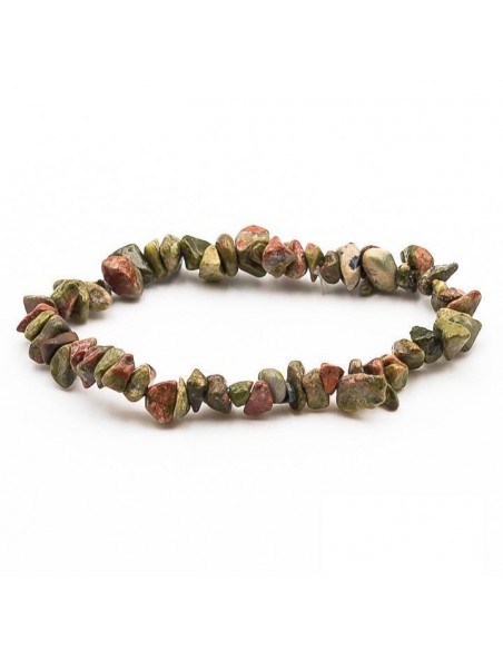 bracelet baroque unakite