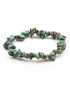 bracelet baroque turquoise Afrique