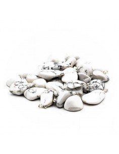 Pendentif pierre roulée Howlite
