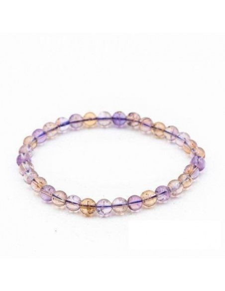 Bracelet amétrine perles 06 mm
