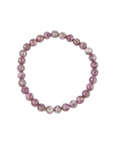 Bracelet lépidolite perles 06 mm 2