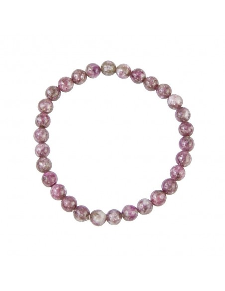 Bracelet lépidolite perles 06mm Bracelet lépidolite perles 06mm
