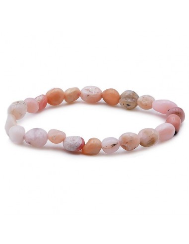 bracelet opale rose grains
