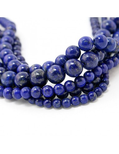 perles lapis lazuli 08 mm