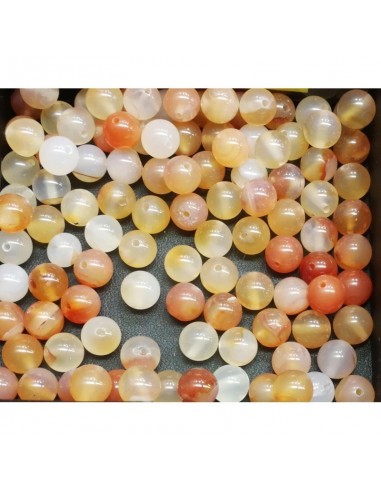 perles cornaline 06 mm
