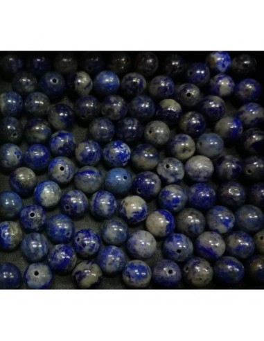 perles lapis lazuli qualité B 06 mm