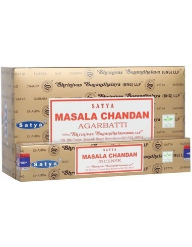 Battons d'encens senteur Masala Chandan