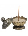 Brûle encens Lotus couleur bronze