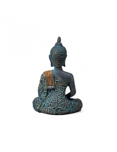 Bouddha en méditation finitions antiques