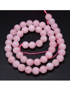 Bracelet Quartz Rose AA Perles 06mm 2