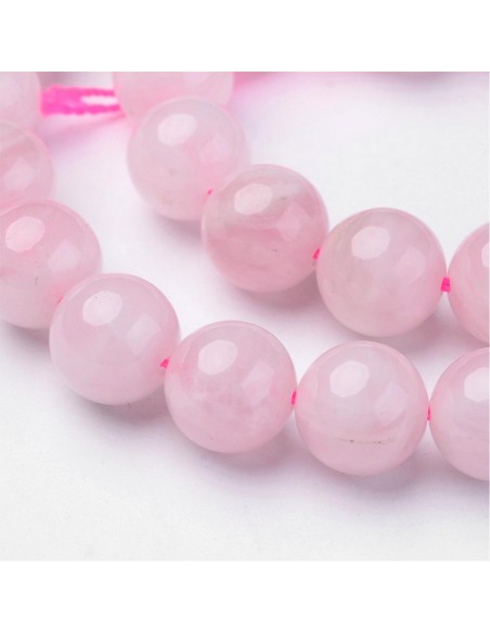 Bracelet Quartz Rose AB Perles 08mm Bracelet Quartz Rose AB Perles 08mm