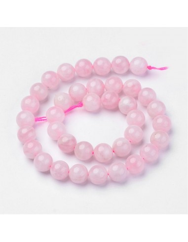 Bracelet Quartz Rose AB Perles 08mm Bracelet Quartz Rose AB Perles 08mm
