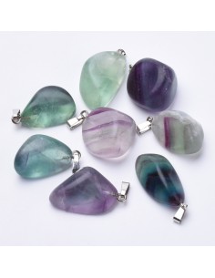 pierre roulée fluorite 2