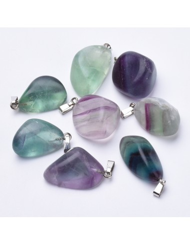 pierre roulée fluorite