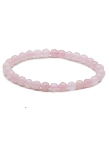 Bracelet Quartz Rose Perles 06mm