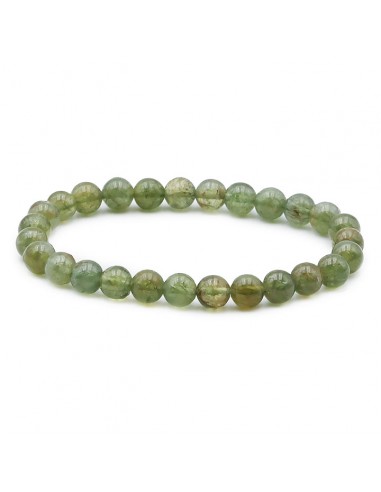 Bracelet Apatite verte perles 06mm