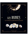 Les Runes - Le livre & 25 runes en agate - Coffret