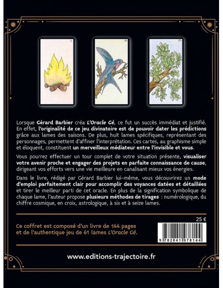 L'Oracle Gé - Coffret livre & le jeu Original L'Oracle Gé - Coffret livre & le jeu Original