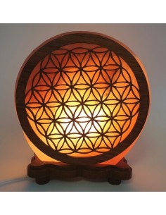 Lampe de Sel Fleur de Vie