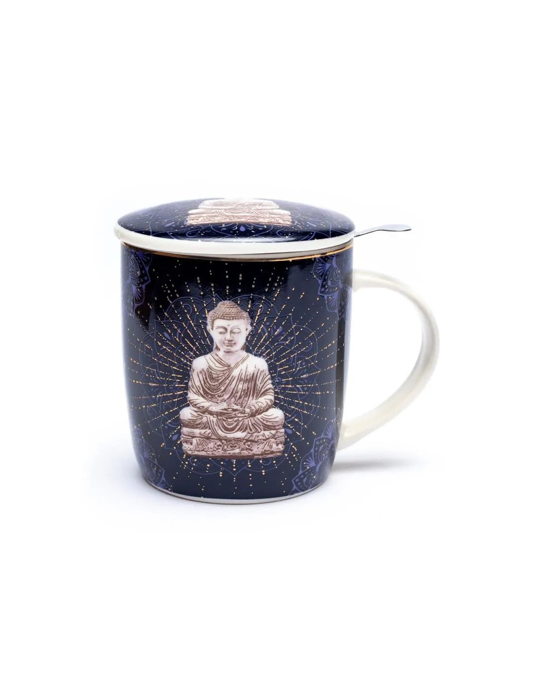 Tasse Infuseur à Thé Buddha bleu