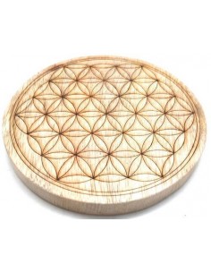 Dessous de Table Bois Fleur de Vie