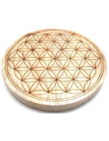 Dessous de Table Bois Fleur de Vie