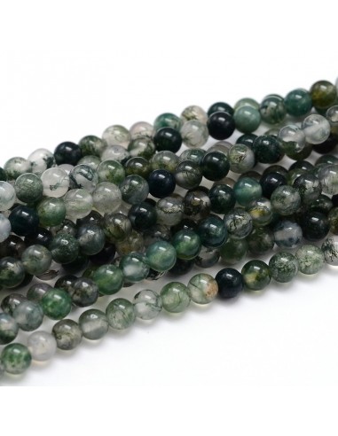 Bracelet Agate Mousse perles