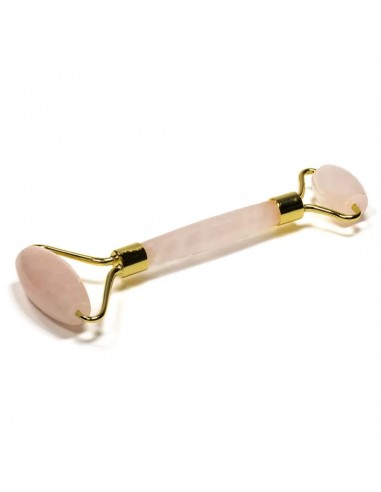 Rouleau de massage quartz rose