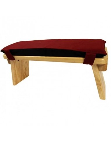 Coussin pour banc de méditation brun rougeâtre