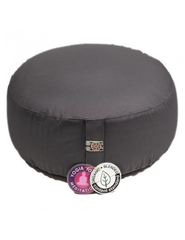 Coussin de méditation Anthracite coton BIO