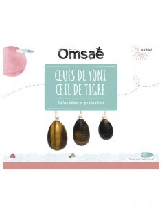Coffret Oeufs de Yoni en Oeil de Tigre