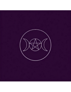 Tapis violet Symbole Païen