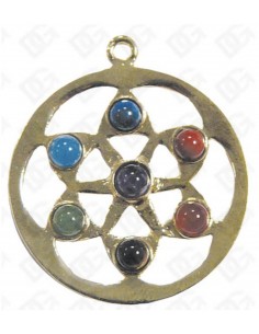 Chakras Mandala 7 chakras doré