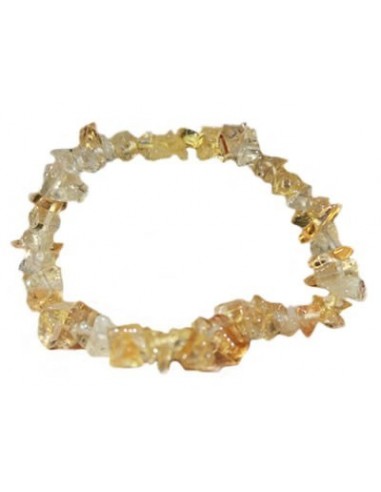 bracelet baroque citrine